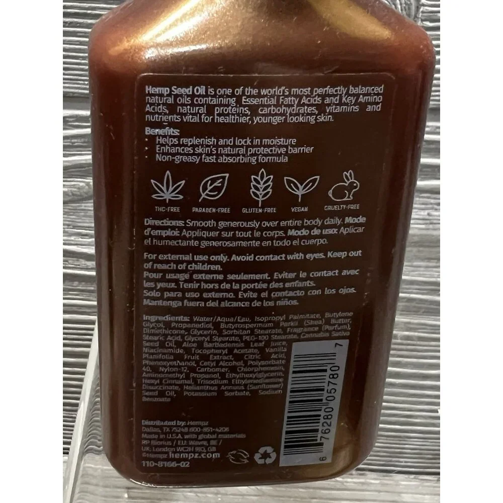 Hempz Herbal Body Moisturizer Travel Lot of 4 Pineapple Melon Original Vanilla - Picture 7 of 7